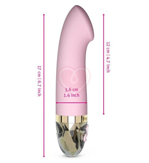 Вибратор для зоны G Mystim Right on Ron розовый фото 5