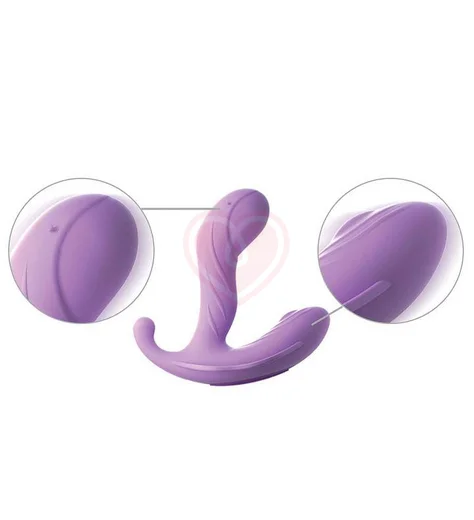 Вибратор для зоны G с пультом ДУ и эффектом нагрева G-Spot Stimulate-Her сиреневый фото 6