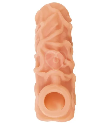 Реалистичная насадка с открытой головкой Kokos Nude Sleeve NS004-L фото 2