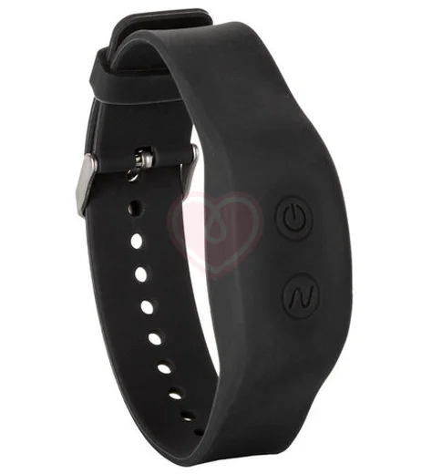 Виброяйцо с управлением через браслет Wristband Curve черное фото 4