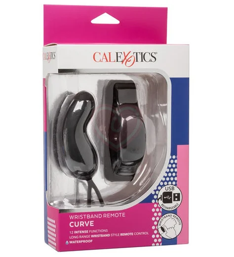 Виброяйцо с управлением через браслет Wristband Curve черное фото 8