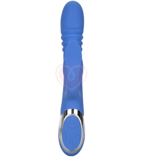 Вибратор-кролик с пульсацией Enchanted Teaser голубой фото 4
