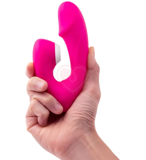 Вакуумно-волновой стимулятор Internal Kisses Together розовый фото 9