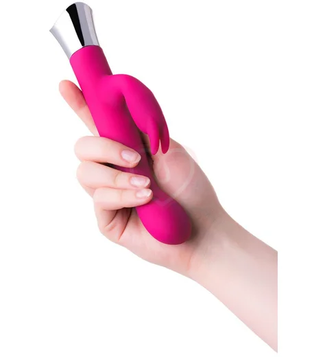 Вибратор-кролик со стимуляцией зоны G Jos Loly розовый фото 4