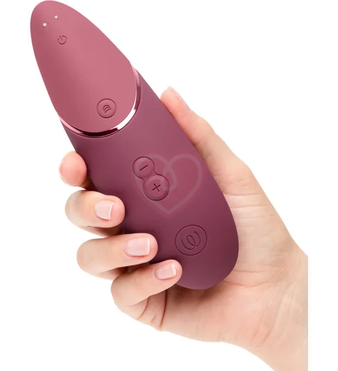 Бесконтактный клиторальный стимулятор Womanizer Next вишневый фото 6