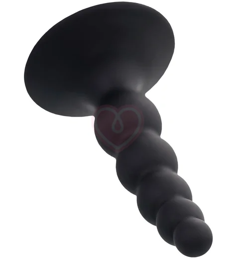 Анальная ёлочка на присоске Popo Pleasure by Toyfa Bootes чёрная фото 4