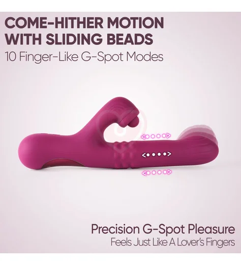 Вибратор со стимуляцией зоны G Selove ComePlay фиолетовый фото 5