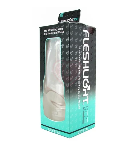 Мастурбатор Fleshlight Ice Lady Crystal вагина в прозрачном корпусе фото 3