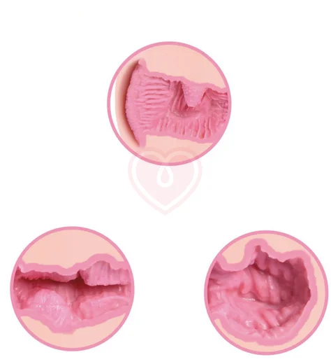 Мастурбатор вагина с реалистичным рельефом Kokos Gloria с двойным слоем фото 4