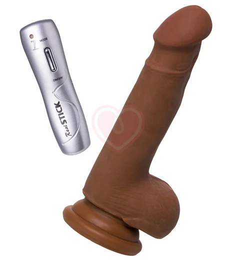 Реалистичный вибратор ToyFa RealStick Elite Mulatto мулат 13 см фото 6