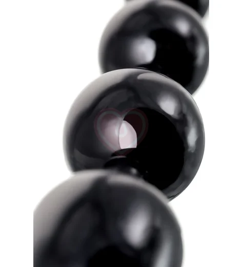 Анальная цепочка с кольцом Toyfa A-toys М чёрная фото 5