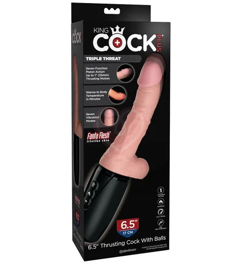 Компактная секс-машина King Cock Plus 17 см фото 5