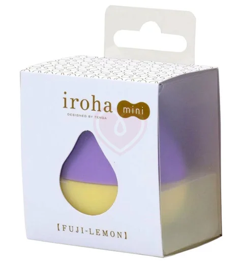 Мини-вибратор Tenga Iroha Mini Fuji-Lemon жёлто-фиолетовый фото 5