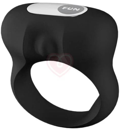 Эрекционное кольцо с вибрацией Steady чёрное фото 3