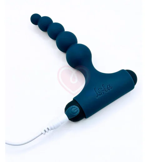 Анальный вибростимулятор с бусинами Spice it Up Splendor 2.0 зелёный фото 2