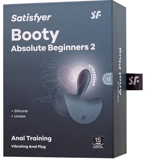 Анальная вибропробка Satisfyer Booty Absolute Beginners 2 серая фото 3