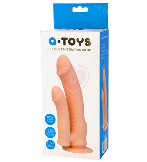 Реалистичный вибратор для двойного проникновения ToyFa A-Toys фото 2