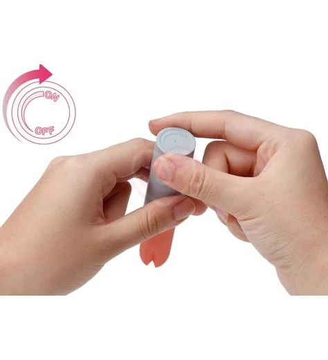 Минивибратор в виде помады Tenga Iroha Stick коралловый фото 4