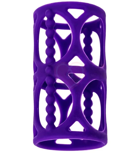 Стимулирующая насадка ToyFa A-Toys фиолетовая фото 2