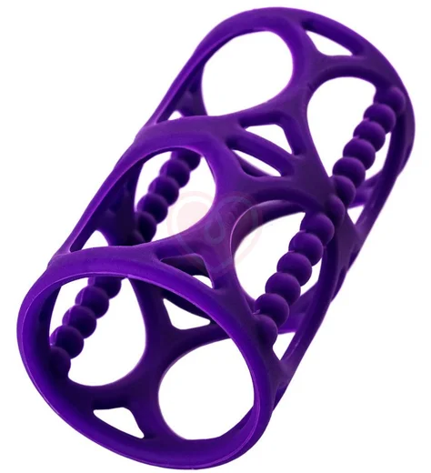 Стимулирующая насадка ToyFa A-Toys фиолетовая фото 4