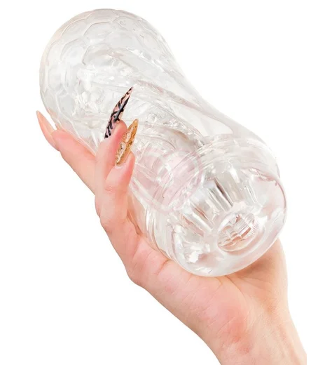 Мастурбатор с рельефом A-Toys Jelf прозрачный фото 4