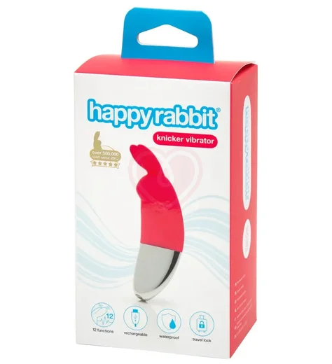 Мини-вибратор с ушками Happy Rabbit розовый фото 4