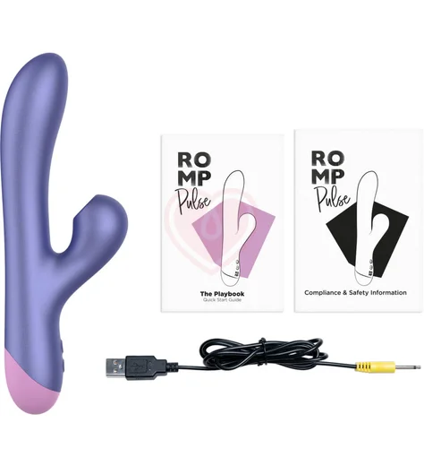 Вибратор-кролик с вакуумной стимуляцией Romp Pulse фото 2
