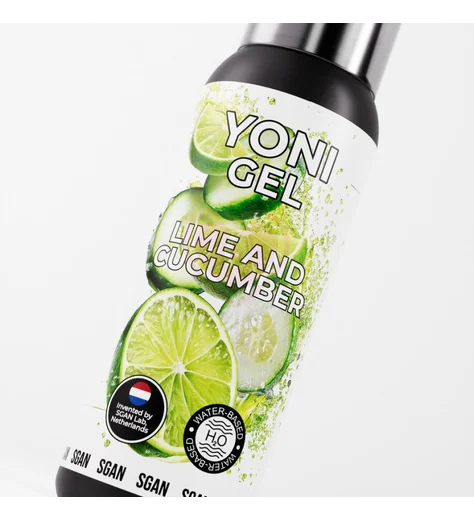Лубрикант для орального секса Sgan Yoni Gel Лайм и огурец 100 мл фото 2