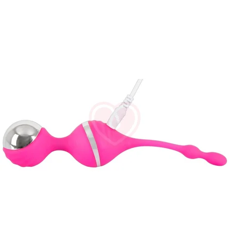 Шарики вагинальные с вибрацией Smile Vibro Love Balls розовые фото 4