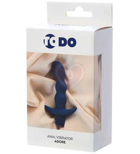 Анальный стимулятор ToDo Adore синий фото 3