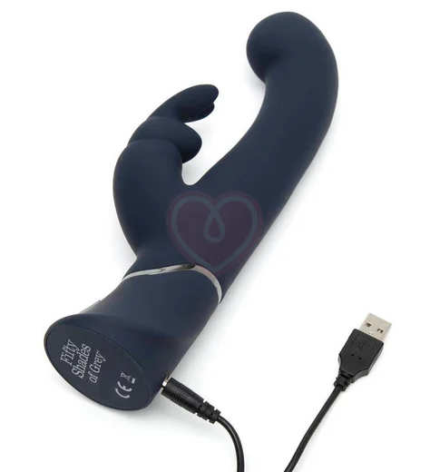 Вибратор '50 оттенков серого' Greedy Girl Real Feel серый фото 4