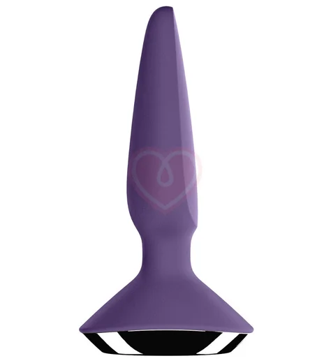 Анальная вибропробка Satisfyer Plug Ilicious 1 с приложением фиолетовая фото 5