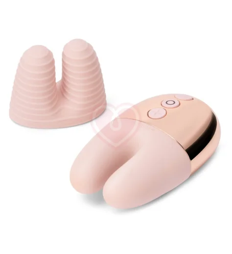 Мини-вибратор с двумя кончиками Le Wand Double Vibe розовое золото фото 3