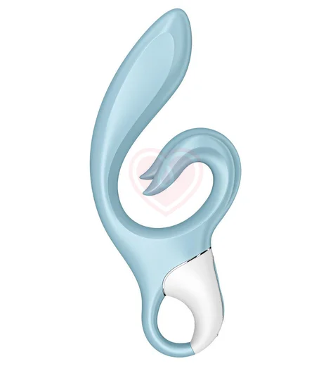Вибратор с клиторальным стимулятором Satisfyer Love Me голубой фото 2