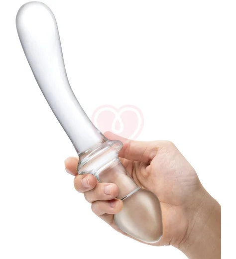 Двусторонний стеклянный фаллоимитатор Glas Classic Handblown фото 2