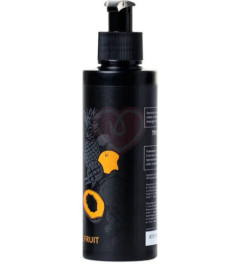 Съедобное массажное масло Erotist Tropical Fruit со вкусом тропических фруктов 150 мл фото 3