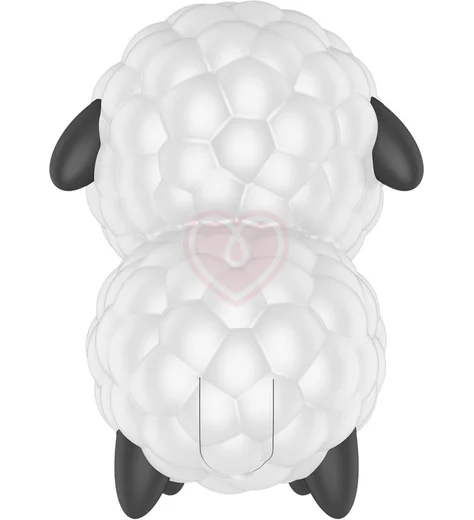 Вакуумно-волновой стимулятор клитора с вибрацией Satisfyer Dreamy Sheep чёрный с белым фото 4