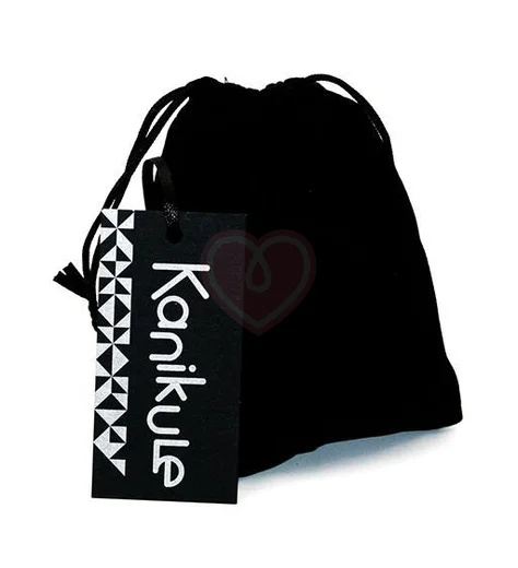 Маленькая золотая алюминиевая анальная пробка Small с красным стразом фото 2