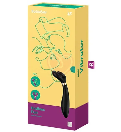 Универсальный вибратор Satisfyer Partner Multifun 3 Endless Fun чёрный фото 3