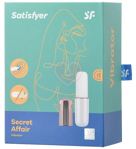 Мини-вибратор с колпачком Satisfyer Mini Secret Affair белый фото 2