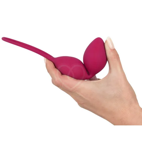 Вагинальные шарики с вибрацией и пультом Lust Love Balls розовый фото 2