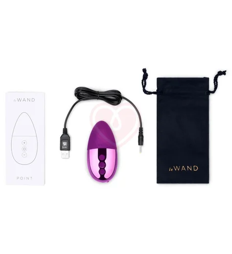 Утяжелённый мини-вибратор Le Wand Point фиолетовый фото 3