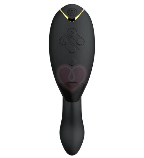Вибратор с бесконтактной стимуляцией клитора Womanizer DUO 2 чёрный фото 3
