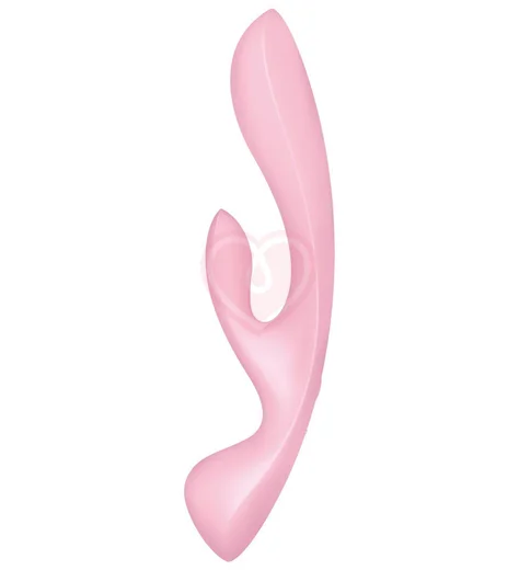 Вибратор-массажёр с 3 моторами Satisfyer Triple Oh розовый фото 2