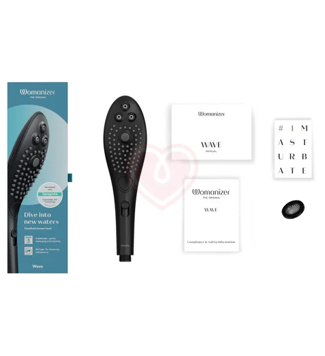 Насадка для душа Womanizer Wave чёрная фото 7
