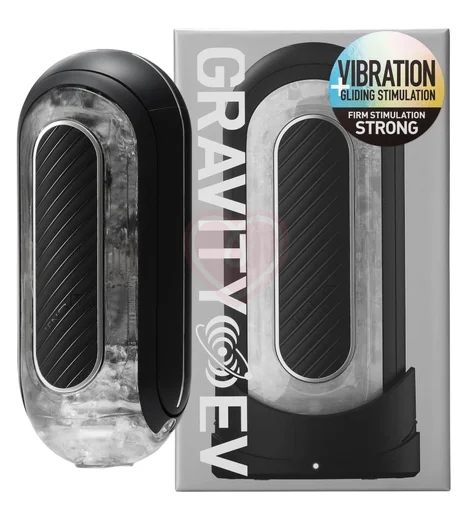 Мастурбатор Tenga Flip Zero Gravity EV с вибрацией черный фото 5