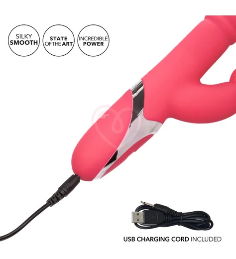 Вибратор-кролик с пульсацией Enchanted Exciter розовый фото 7