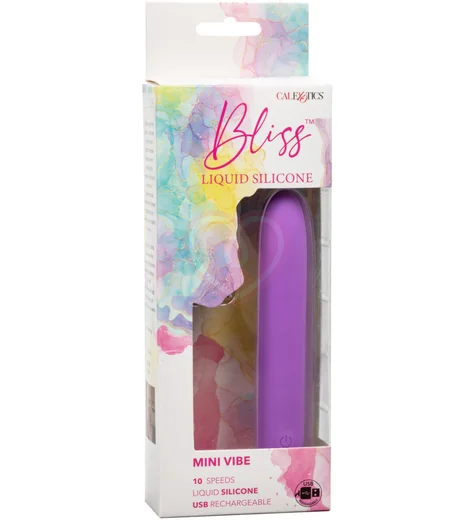 Прямой вибратор Bliss Liquid Mini Vibe фиолетовый фото 5