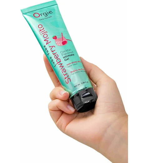 Лубрикант Orgie Lube Tube Cocktail Strawberry Mojito Клубничный мохито 100 фото 2