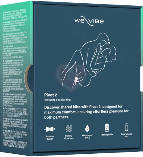 Эрекционное кольцо We-Vibe Pivot 2 синее фото 13